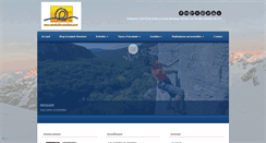 Desktop Screenshot of escalade-aventure.com